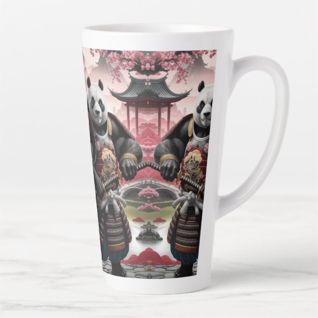 Samurai Panda in der traditionellen chinesischen L Milchtasse (Rechts)
