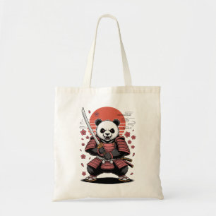 Samurai-Panda-Tasche mit Budget-Gestaltung Tragetasche