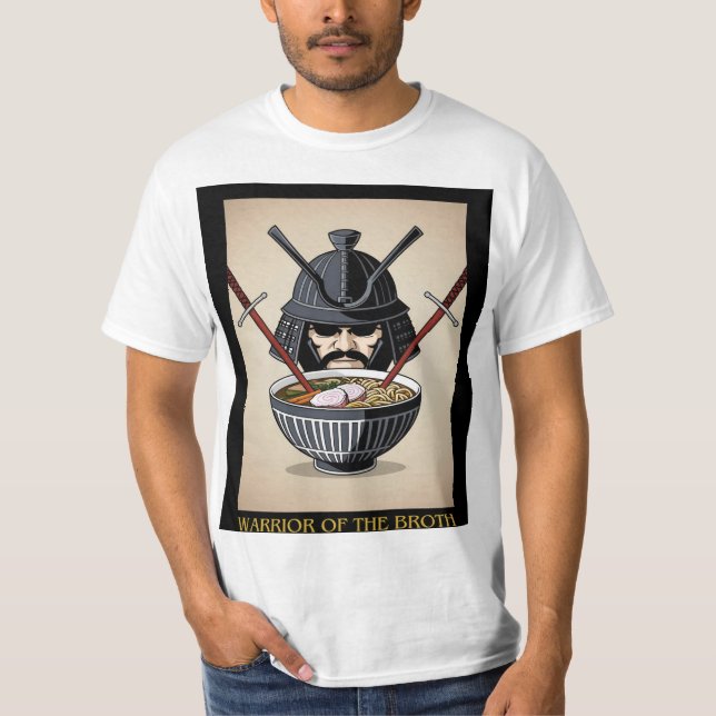 Samurai Ramen T-Shirt - Guerrier du BrotT-Shirt (Devant)