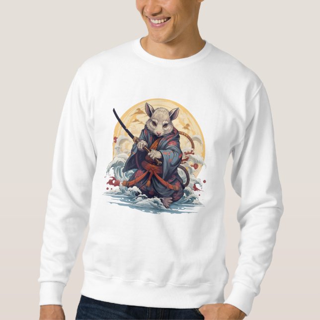 Samurai Rat Men's Hoodies & Sweatshirts (Vorderseite)