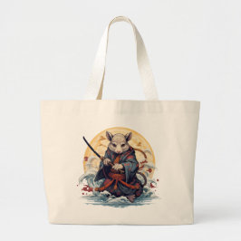 Samurai Rat Women's  Tote Bags Jumbo Stoffbeutel