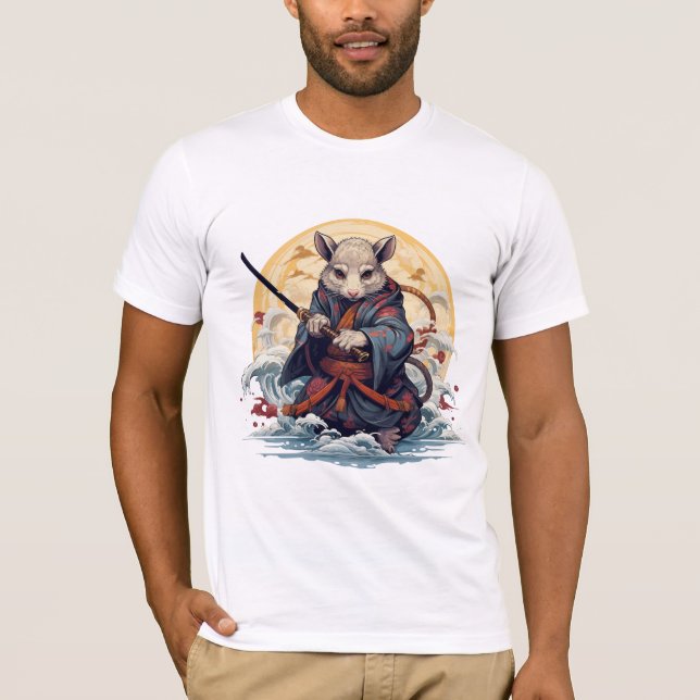 Samurai-Ratte Herren T-Shirts (Vorderseite)
