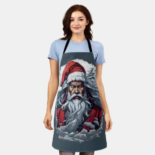 Samurai Santa Warrior Weihnachtsgeschenk Schürze