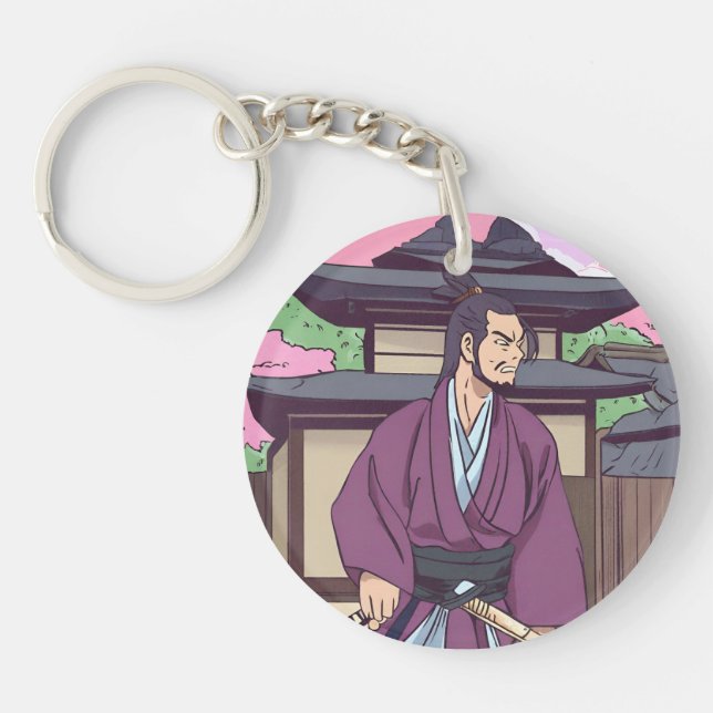 Samurai Schlüsselanhänger (Vorderseite)