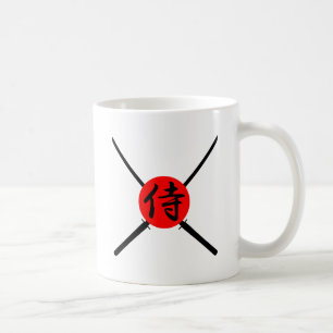 SAMURAI - Schwert und Kanji Kaffeetasse