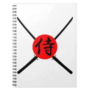 SAMURAI - Schwert und Kanji Notizblock