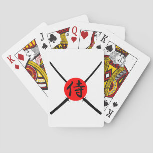 SAMURAI - Schwert und Kanji Spielkarten