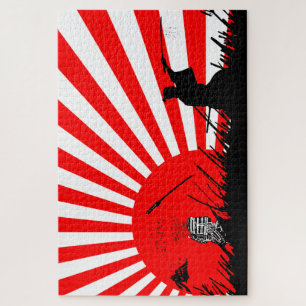 Samurai-Schwertkampf-Sieg