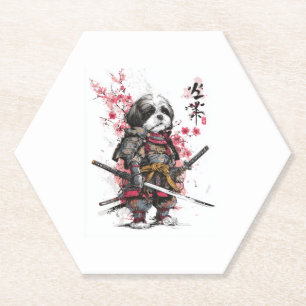 Samurai Shih Tzu � Epic Warrior Dog Untersetzer