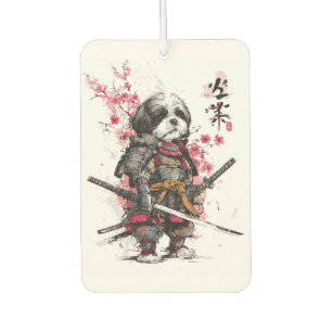 Samurai Shih Tzu � Epischer Kriegerhund Autolufterfrischer