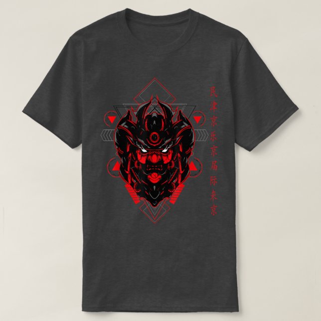 Samurai shinigami warrior  T-Shirt (Design vorne)