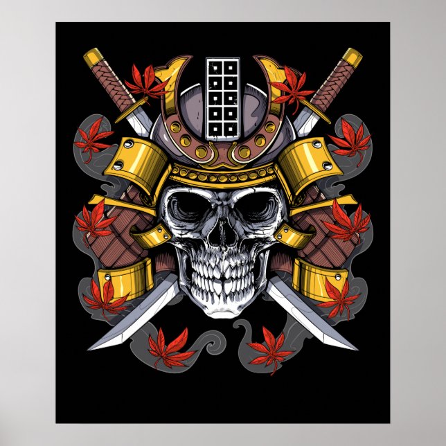 Samurai Skull Poster (Vorne)