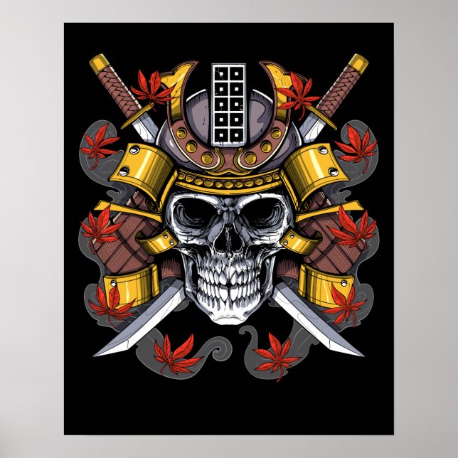 Samurai Skull Poster (Vorne)