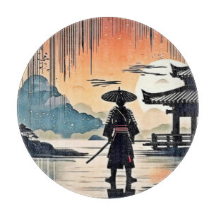 Samurai Sunset: Reflektive Reise Schneidebrett