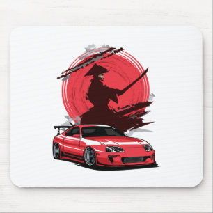 Samurai Supra Japanese Car Mousepad