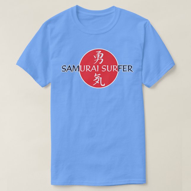 Samurai Surfer Pipeline Hawaii Shark (2) T-Shirt (Design vorne)