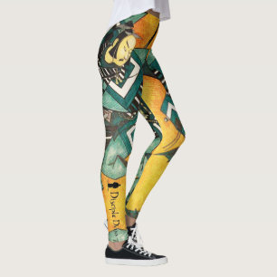 Samurai Swordsman Spreads Leggings