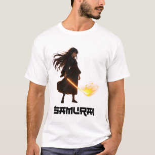 Samurai Swordswoman - Epic Anime Japanischer Krieg T-Shirt