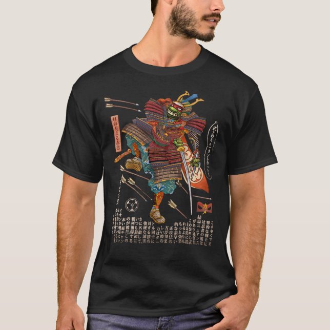 Samurai Turtle-Raphael Classic T - Shirt (Vorderseite)