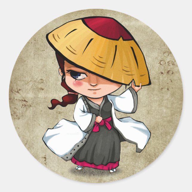 Samurai und Ninja Stickers - Murasaki (Vorderseite)