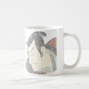 Samurai verblasst kaffeetasse