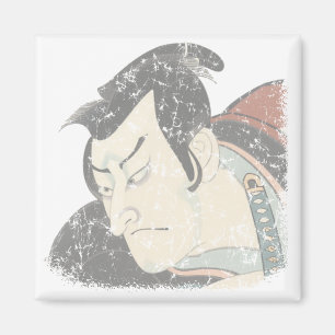 Samurai verblasst magnet
