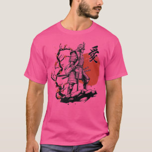 Samurai Warrior bushido Code Japanisch Kultur rot  T-Shirt