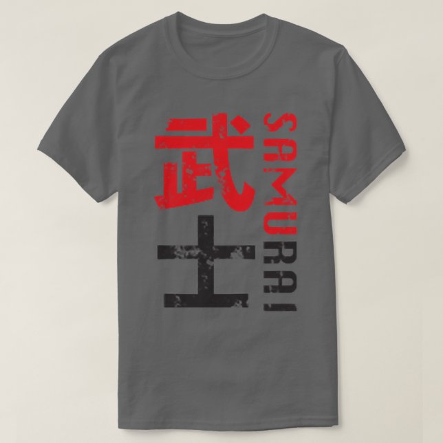Samurai Warrior Japan erschüttert Grafik T-Shirt (Design vorne)