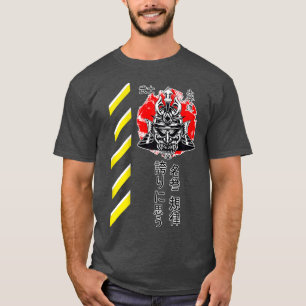 Samurai Warrior Japan Tokyo Kämpfer Stil eng T-Shirt