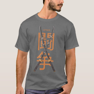 Samurai Warrior japanische Kultur Japan Ninja Schw T-Shirt