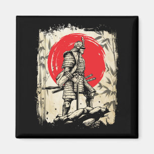 Samurai Warrior Japanischer Hero Japan Schwertsmä Magnet