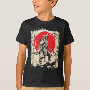 Samurai Warrior Japanischer Hero Japan Schwertsmän T-Shirt
