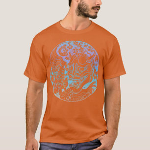 Samurai Warrior Mask, Hannya Oni Maske Japan Anime T-Shirt