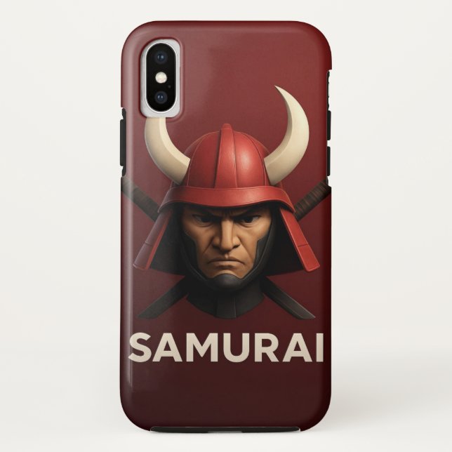 Samurai Warrior Mobile Cover (Rückseite)