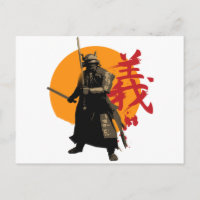 Samurai Warrior Postcard