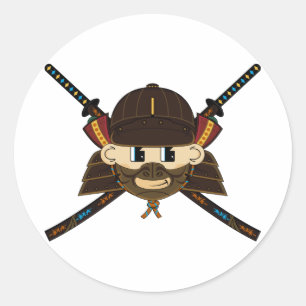 Samurai Warrior & Schwerter Sticker