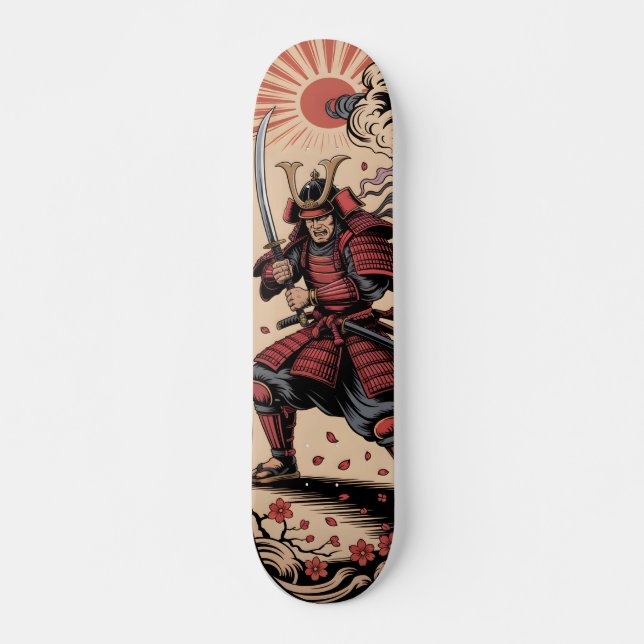 Samurai warrior Skateboard (Vorne)