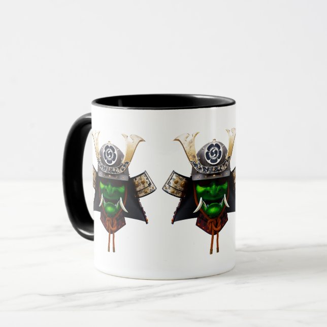 Samurai  Warrior Tasse (Vorderseite Links)