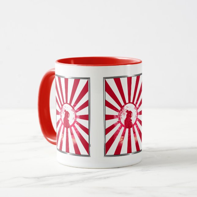 Samurai  Warrior Tasse (Vorderseite Links)