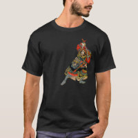 Samurai Zeichnete sein Schwert