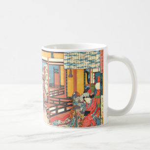 Samurais gegen Winter Kaffeetasse