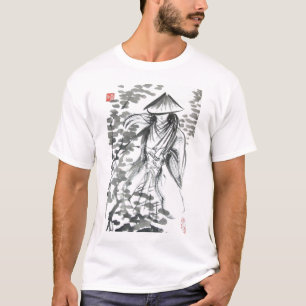 Samurais in den Forst Männern und im Unisext-shir T-Shirt