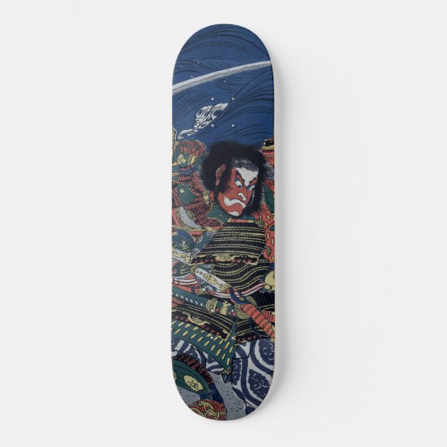 Samurais Skateboard (Vorderseite)