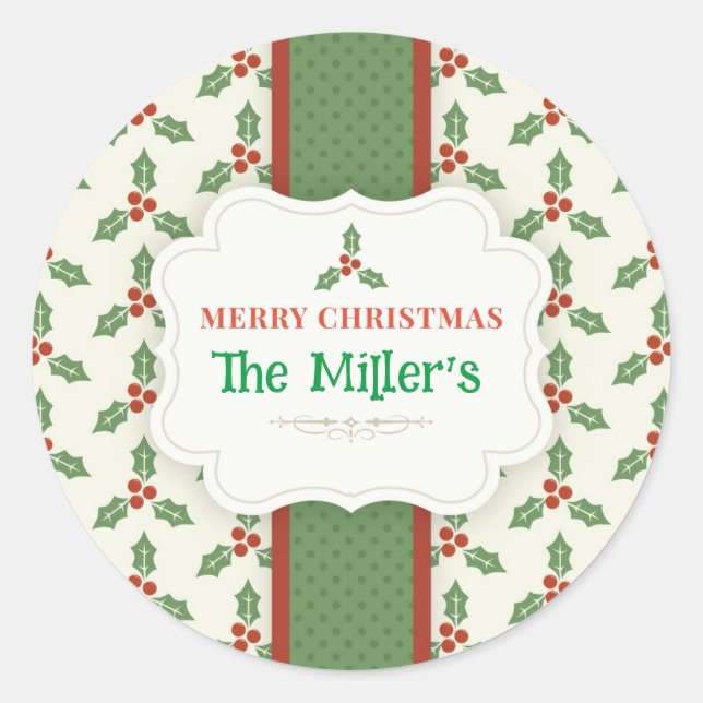 S'AMUSER ! Stickers de Noël - Personnalisé - Ajout (Devant)