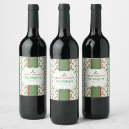 S'AMUSER ! Vins de Noël Étiquettes - Personnalisé 