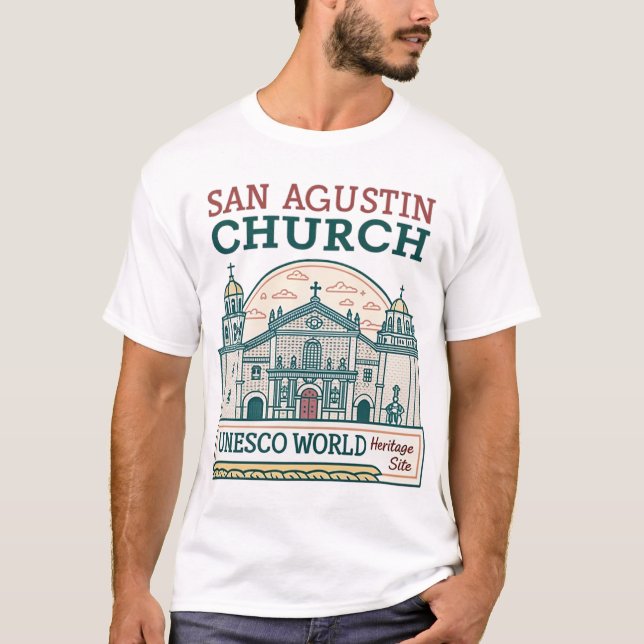San Agustin Church T-Shirt (Vorderseite)