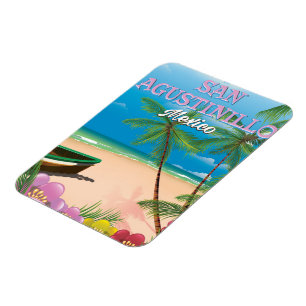 San Agustinillo Mexico Strandposter Magnet