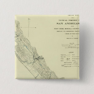 San Andreas Rift nahe Fort Ross Button