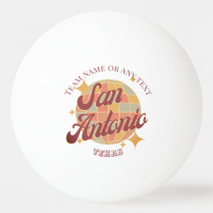San Antonio City Texas Tischtennis Tischtennisball