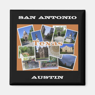San Antonio/Collage Austins Texas Magnet